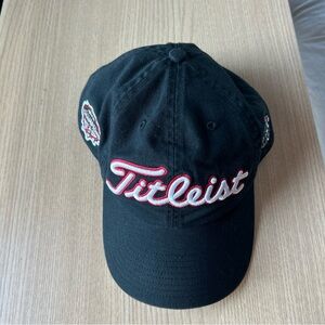 Titleist Black Cap with Embroidered Logo Georgia Bulldogs Used with adjustable